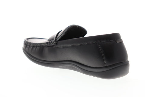 Nunn Bush Brentwood Moc Toe Penny Mens Black Casual Dress Loafers Shoes
