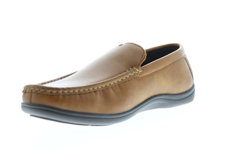 Nunn Bush Brentwood Moc Toe Venetian Mens Tan Casual Dress Loafers Shoes