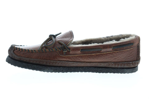 Frye Porter Tie 84816 Mens Brown Leather Casual Slip On Loafers Shoes