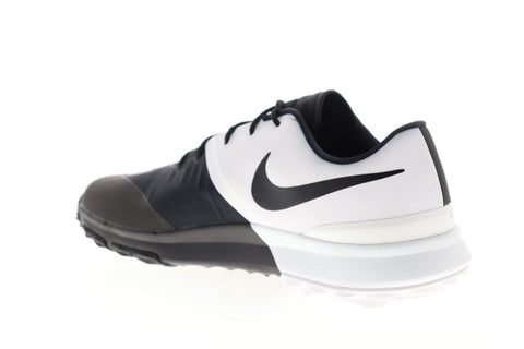 Nike FI Flex 849960-001 Mens Black White Nylon Lace Up Athletic Golf Shoes