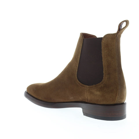 Frye Weston Chelsea 85048 Mens Chestnut suede Slip On Boots Shoes