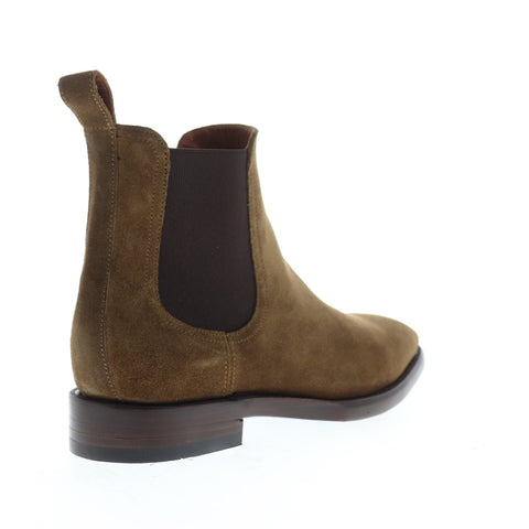 Frye Weston Chelsea 85048 Mens Chestnut suede Slip On Boots Shoes