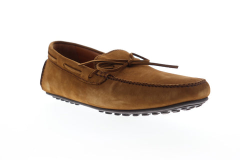 Frye Allen Tie 85224 Mens Brown Nubuck Casual Slip On Loafers Shoes