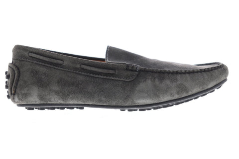 Frye Allen Venetian Mens Gray Suede Casual Dress Slip On Loafers Shoes