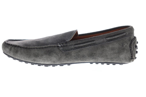 Frye Allen Venetian Mens Gray Suede Casual Dress Slip On Loafers Shoes