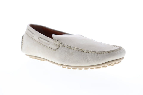 Frye Allen Venetian 85228 Mens Beige Leather Casual Slip On Loafers Shoes