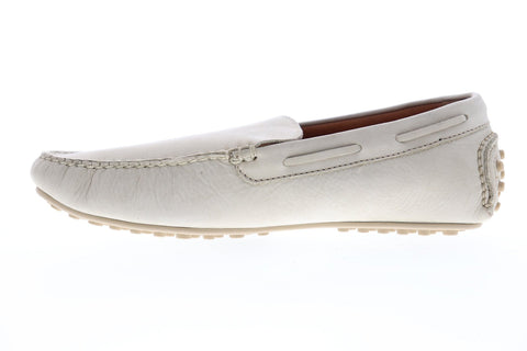 Frye Allen Venetian 85228 Mens Beige Leather Casual Slip On Loafers Shoes