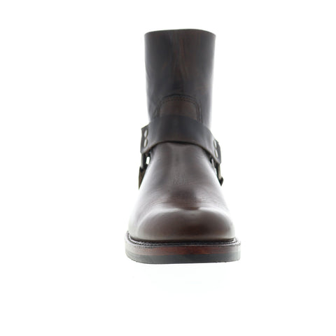Frye John Addison Harness Back Zip 86167 Mens Brown Casual Dress Boots Shoes