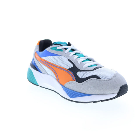 Puma RS-Metric 38616901 Mens White Suede Lifestyle Sneakers Shoes