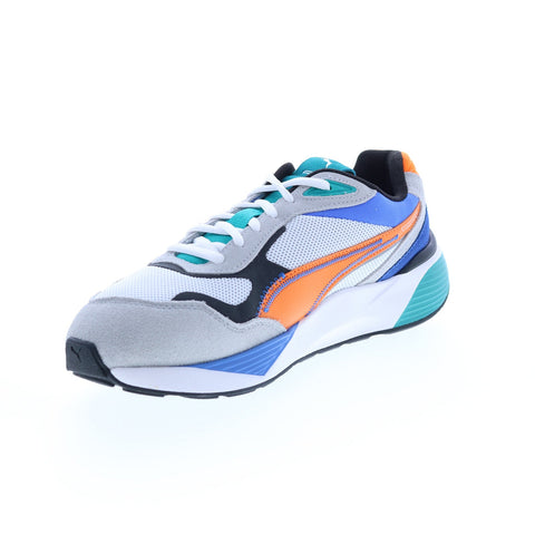 Puma RS-Metric 38616901 Mens White Suede Lifestyle Sneakers Shoes