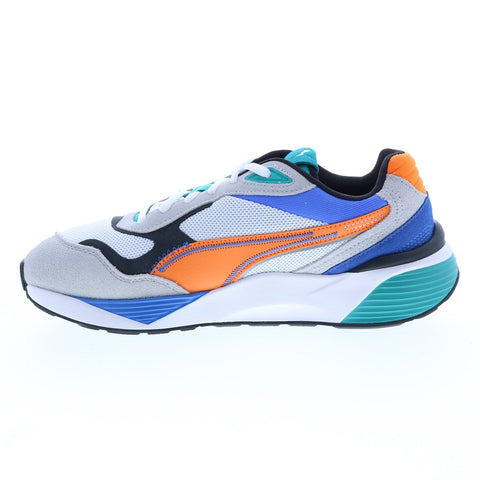 Puma RS-Metric 38616901 Mens White Suede Lifestyle Sneakers Shoes