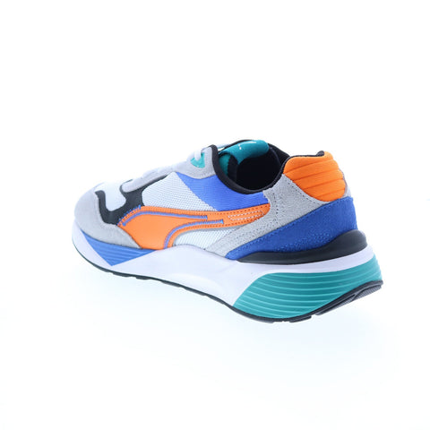 Puma RS-Metric 38616901 Mens White Suede Lifestyle Sneakers Shoes