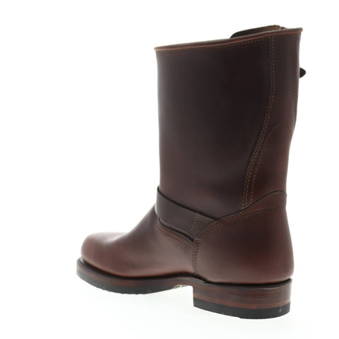 Frye John Addison Engineer 86174 Mens Brown Leather Casual Dress Boots Shoes