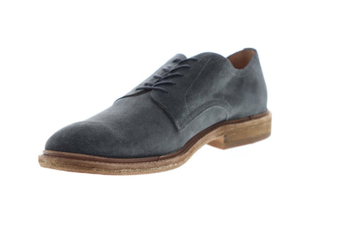 Frye Chris Oxford Mens Gray Suede Casual Dress Lace Up Oxfords Shoes