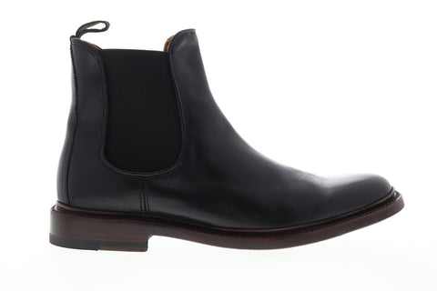 Frye Jones Chelsea 86990 Mens Black Leather Slip On Boots Shoes