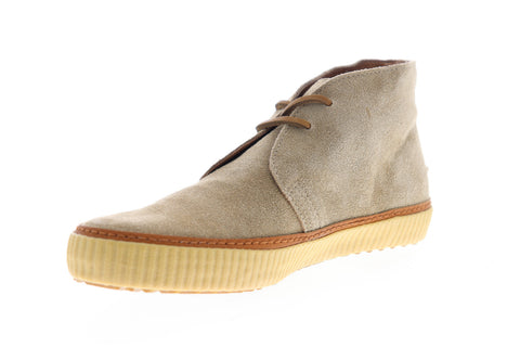 Frye Emory Chukka 87093 Mens Brown Leather Mid Top Lace Up Chukkas Boots