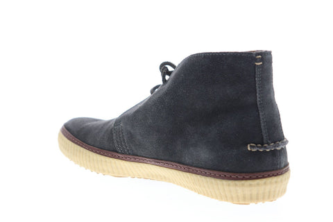 Frye Emory Chukka 87093 Mens Gray Suede Lace Up Chukkas Boots Shoes