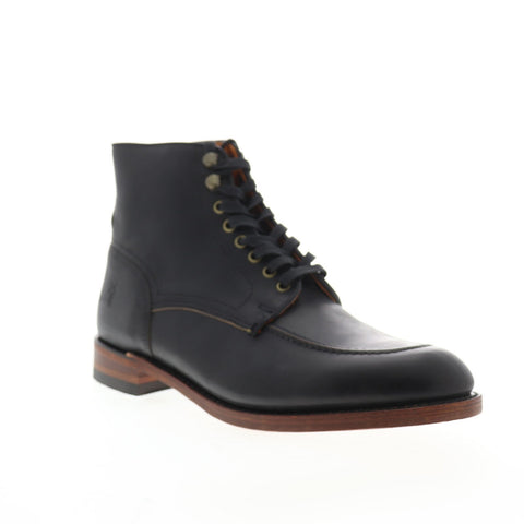 Frye Walter Lace Up 87101 Mens Black Leather Lace Up Casual Dress Boots Shoes