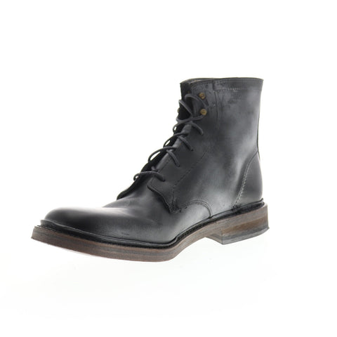 Frye James Lace Up 87124 Mens Black Leather Lace Up Casual Dress Boots Shoes