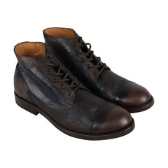 Frye Will Chukka Mens Brown Leather Casual Dress Lace Up Boots Shoes