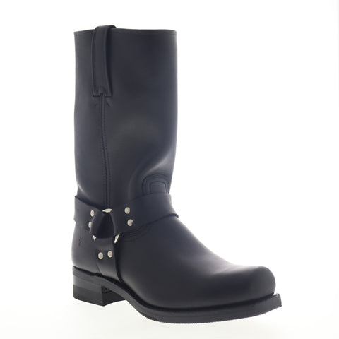Frye Harness 12R 87350 Mens Black Wide 2E Leather High Top Casual Dress Boots