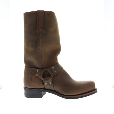 Frye Harness 12R 87350 Mens Brown Wide 2E Leather High Top Casual Dress Boots