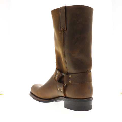 Frye Harness 12R 87350 Mens Brown Wide 2E Leather High Top Casual Dress Boots