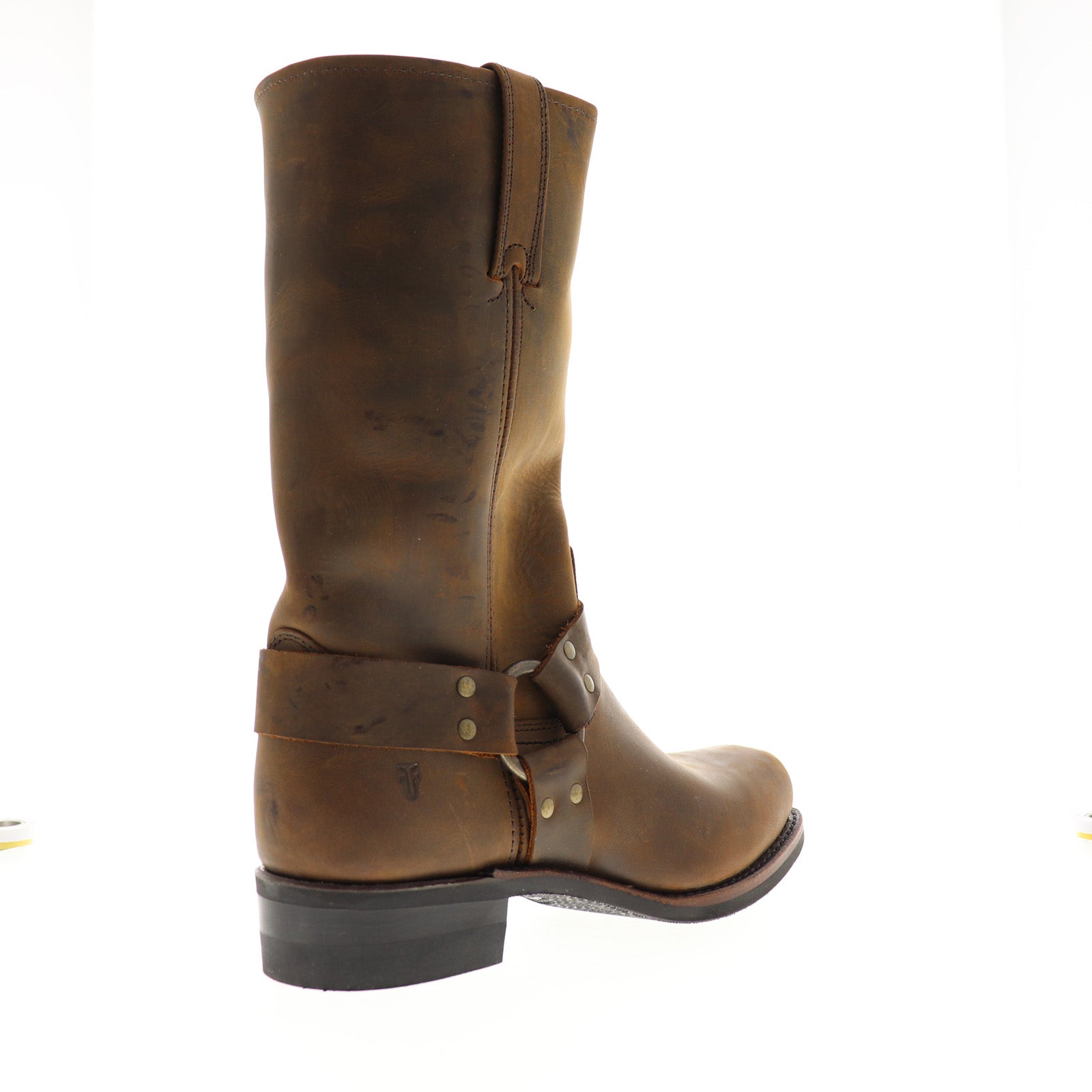 Frye Harness 12R 87350 Mens Brown Wide 2E Leather High Top 