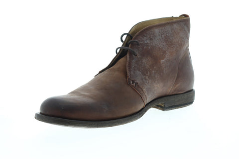 Frye Phillip Chukka 87522 Mens Brown Leather Lace Up Chukkas Boots Shoes