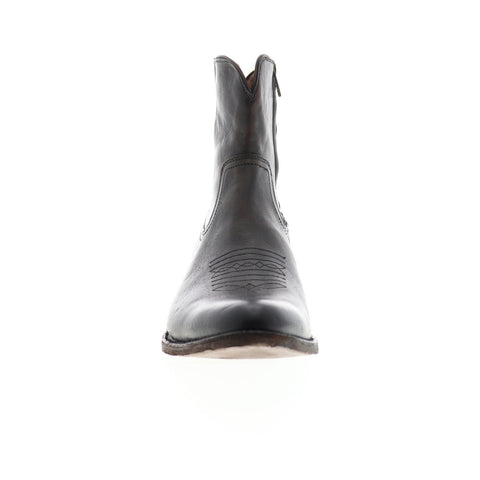 Frye Austin Inside Zip 87615 Mens Brown Leather Zipper Western Boots Shoes