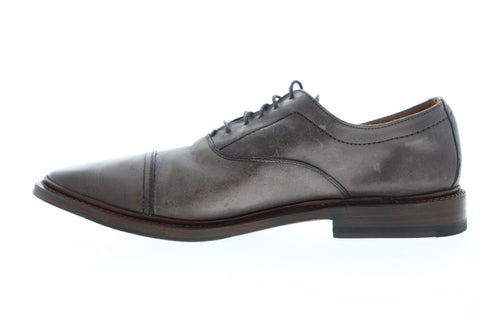 Frye Paul Bal Oxford 87626 Mens Gray Leather Dress Lace Up Oxfords Shoes
