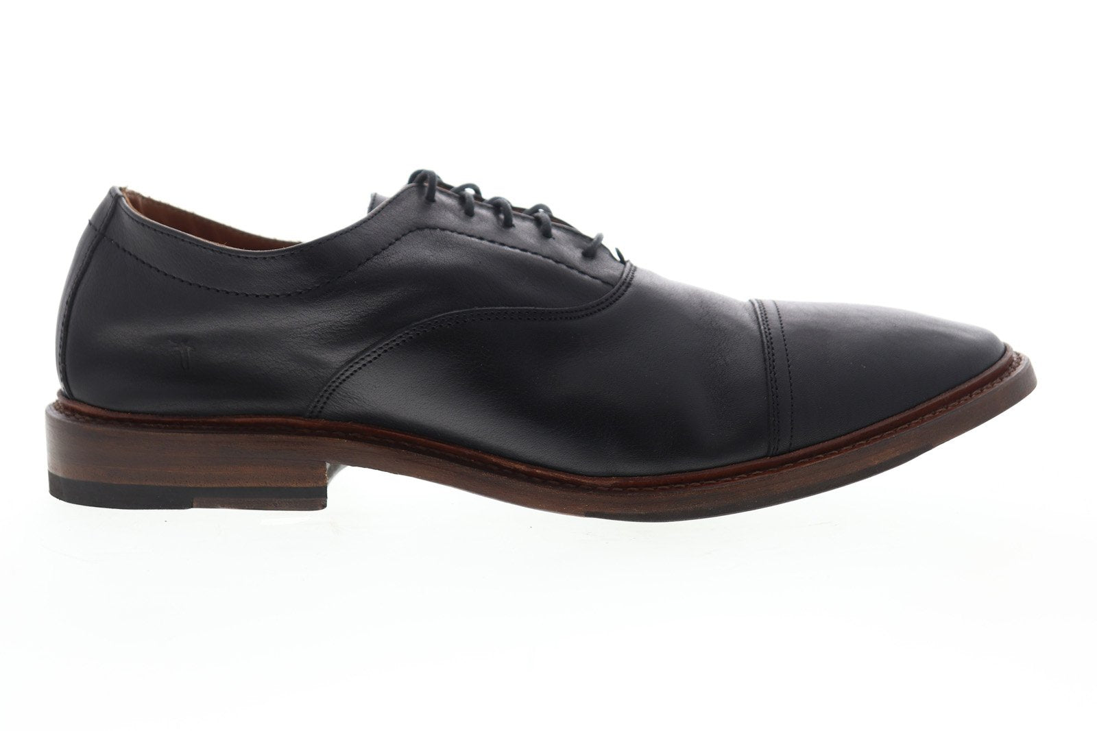 Frye Paul Bal Oxford 87626 Mens Black Leather Lace Up Cap 