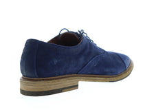 Frye Paul Bal Oxford 87633 Mens Blue Suede Low Top Lace Up  display picture 2