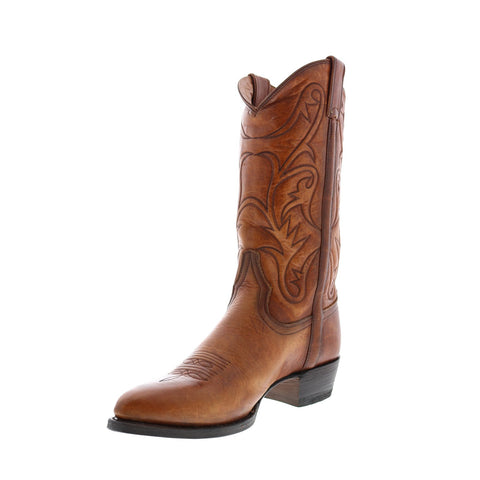 Frye Bruce Pull On 87688 Mens Brown Leather Slip On Casual Dress Boots
