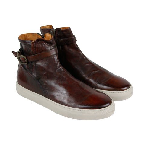 Frye Owen Jodhpur 87760 Mens Red Leather Lifestyle Sneakers Shoes