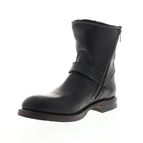 Frye Logan Engineer Inside Zip 87787 Mens Black Leather Casual Dress Boots