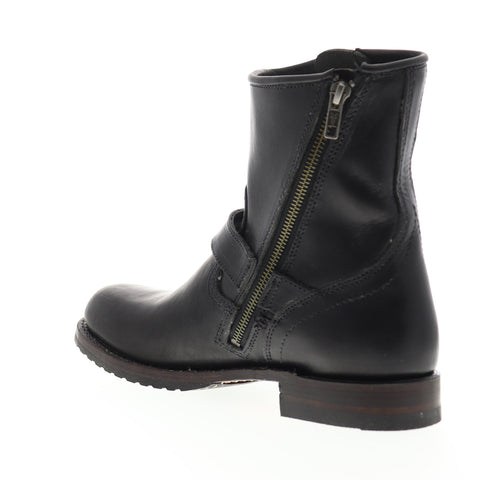 Frye Logan Engineer Inside Zip 87787 Mens Black Leather Casual Dress Boots