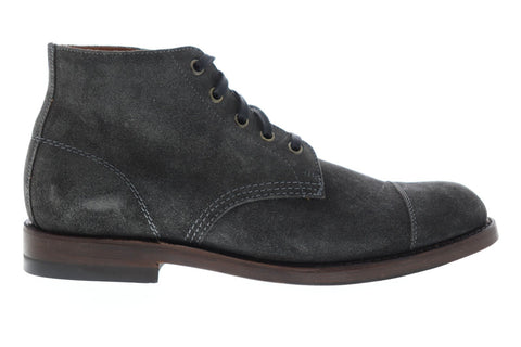 Frye Will Chukka Mens Gray Suede Casual Dress Lace Up Boots Shoes
