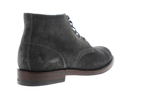 Frye Will Chukka Mens Gray Suede Casual Dress Lace Up Boots Shoes