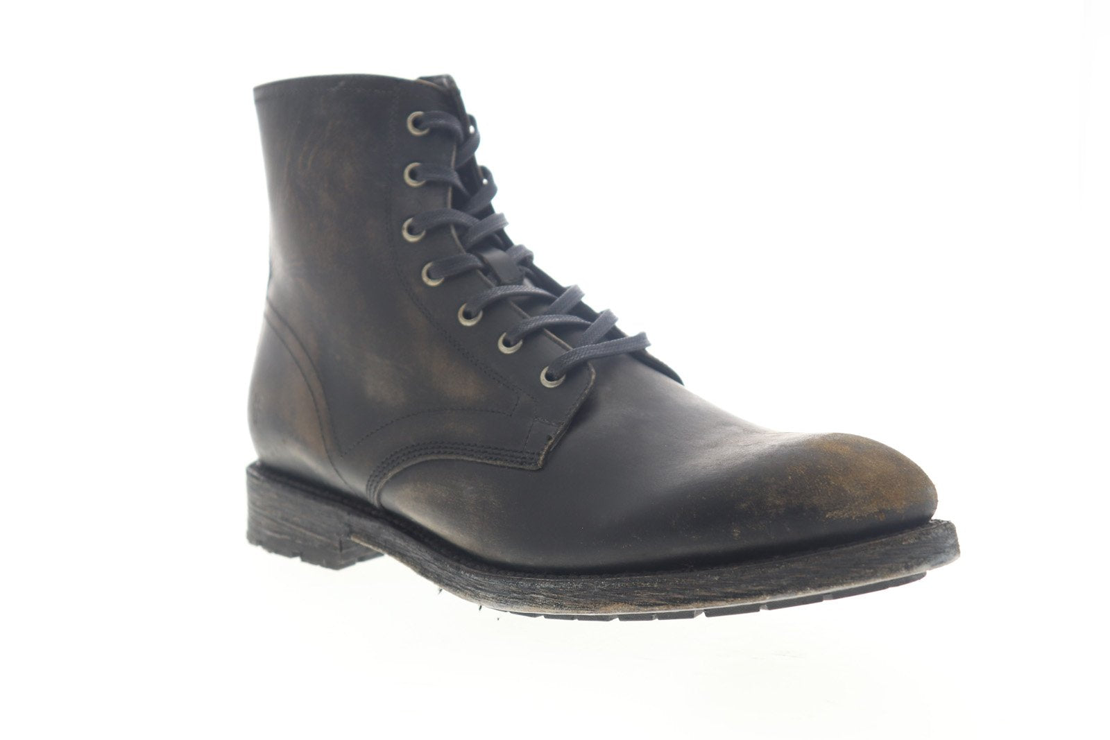 Frye Bowery Lace Up 87802 Mens Black Leather Lace Up Casual 