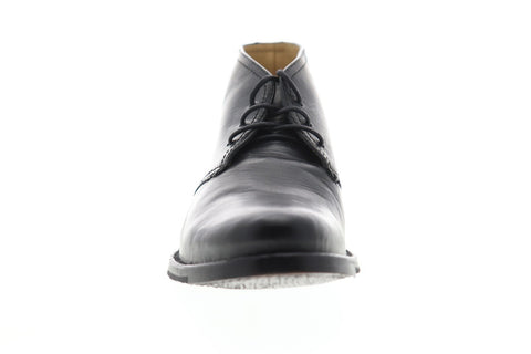 Frye Oliver Chukka 87822 Mens Black Leather Lace Up Chukkas Boots Shoes