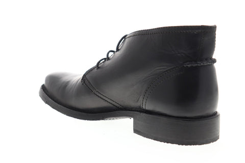 Frye Oliver Chukka 87822 Mens Black Leather Lace Up Chukkas Boots Shoes