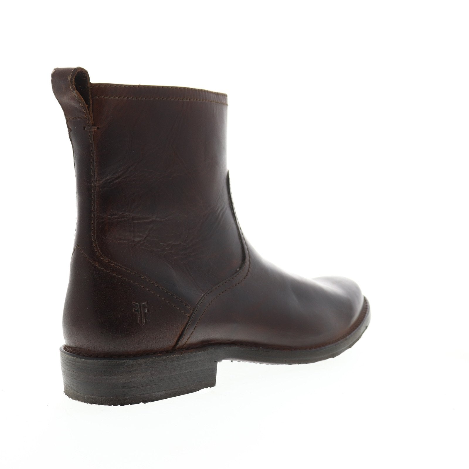 Frye Oliver Inside Zip 87908 Mens Brown Leather Zipper 
