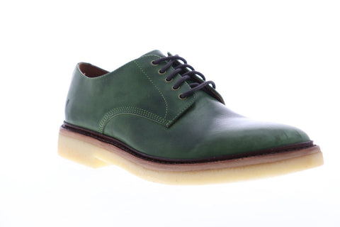 Frye Luke Oxford 88060 Mens Green Leather Casual Lace Up Oxfords Shoes