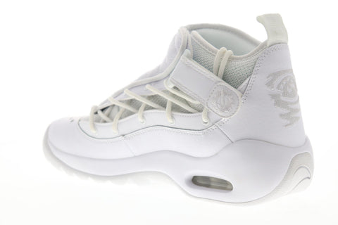 Nike Air Shake Ndestrukt Mens White Leather High Top Strap Sneakers Shoes