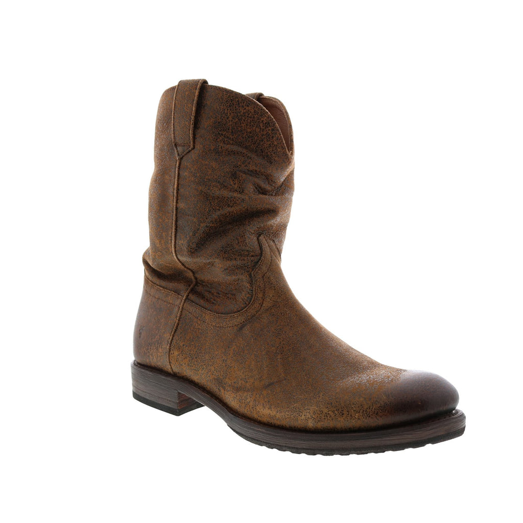 Frye Duke Roper Exotic Leather 80884 Mens Brown Cowboy Western Boots ...