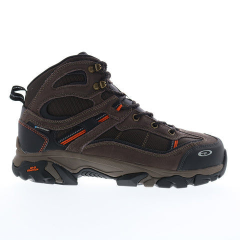 Hi-Tec Canyon Mid ST Waterproof 9136 Mens Brown Suede Work & Safety Boots