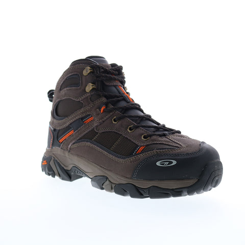 Hi-Tec Canyon Mid ST Waterproof 9136 Mens Brown Suede Work & Safety Boots