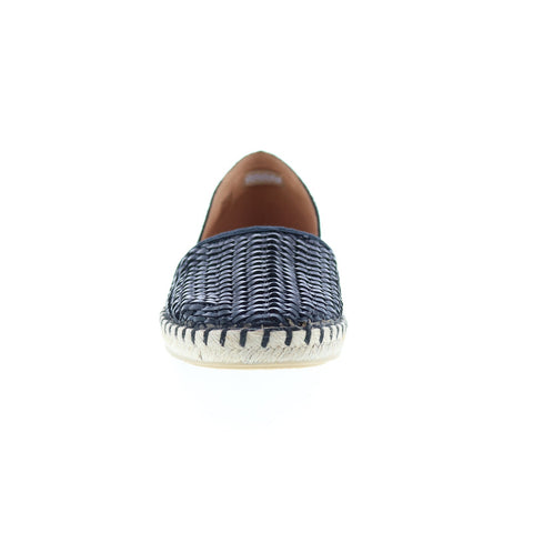 Miz Mooz Cindy Womens Black Leather Slip On Loafer Flats Shoes