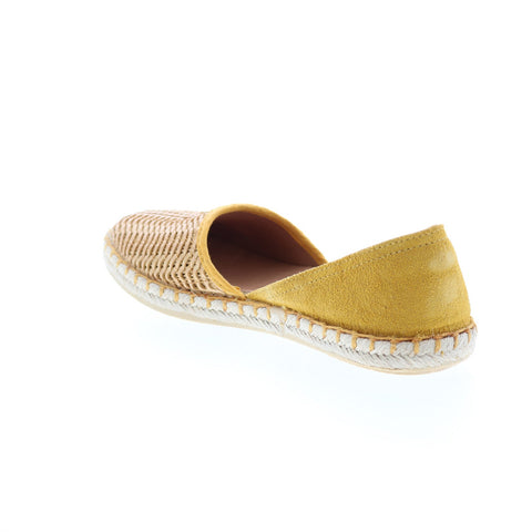Miz Mooz Cindy Womens Brown Leather Slip On Loafer Flats Shoes